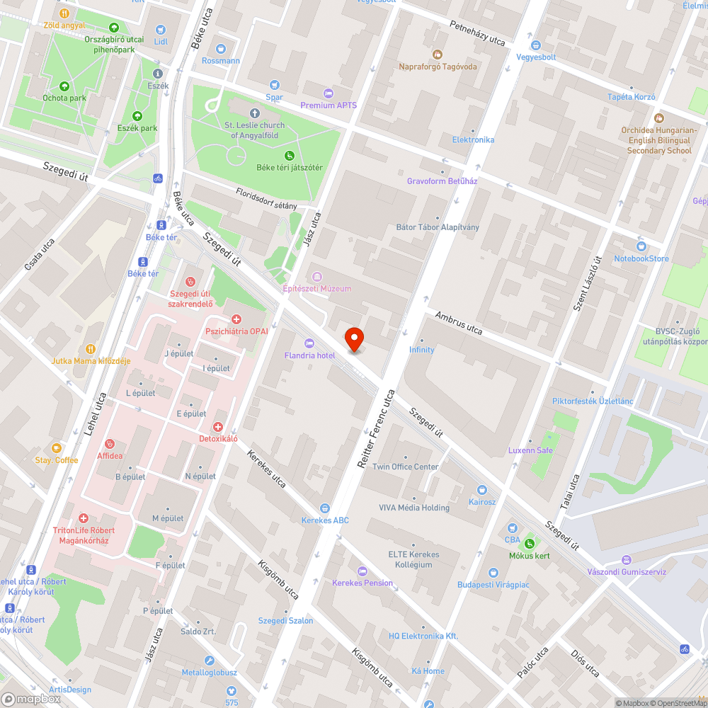 Kiszáradt fa bejelentés helye