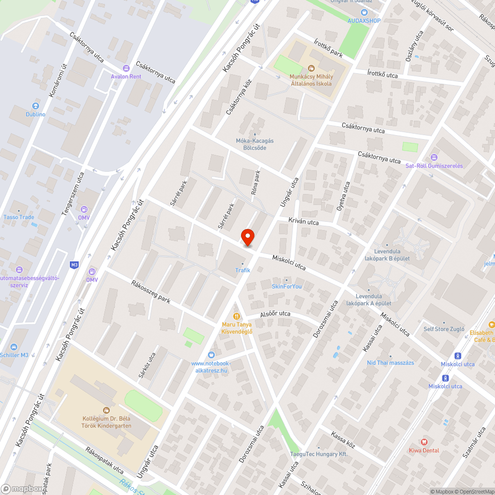 Stop táblát takaró bokor bejelentés helye