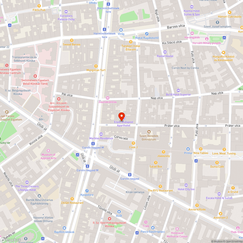 Sérült UPC bejelentés helye