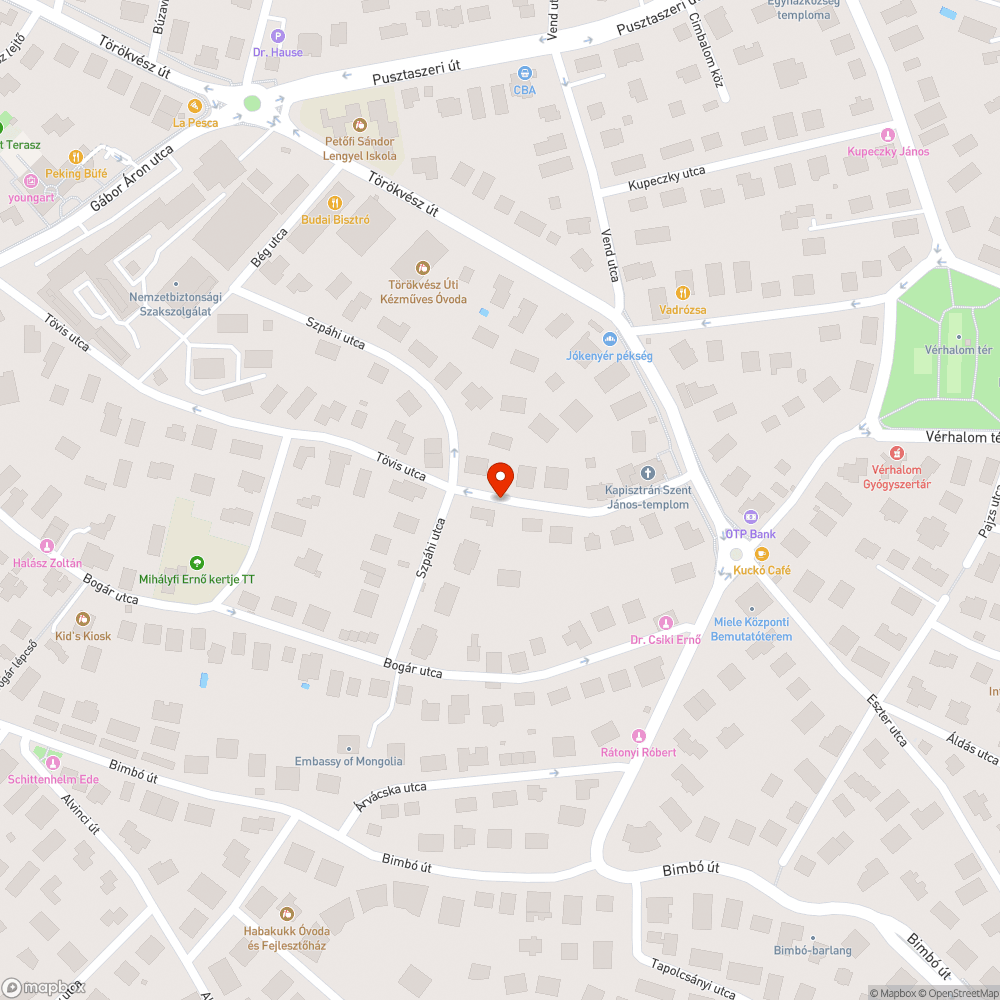 Járhatatlan járda bejelentés helye