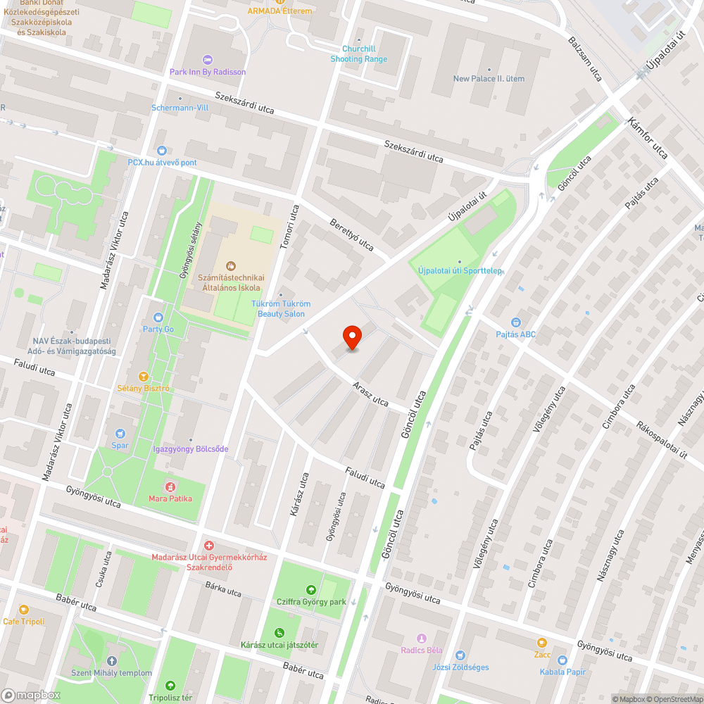 Vadon nőtt eperfa bejelentés helye