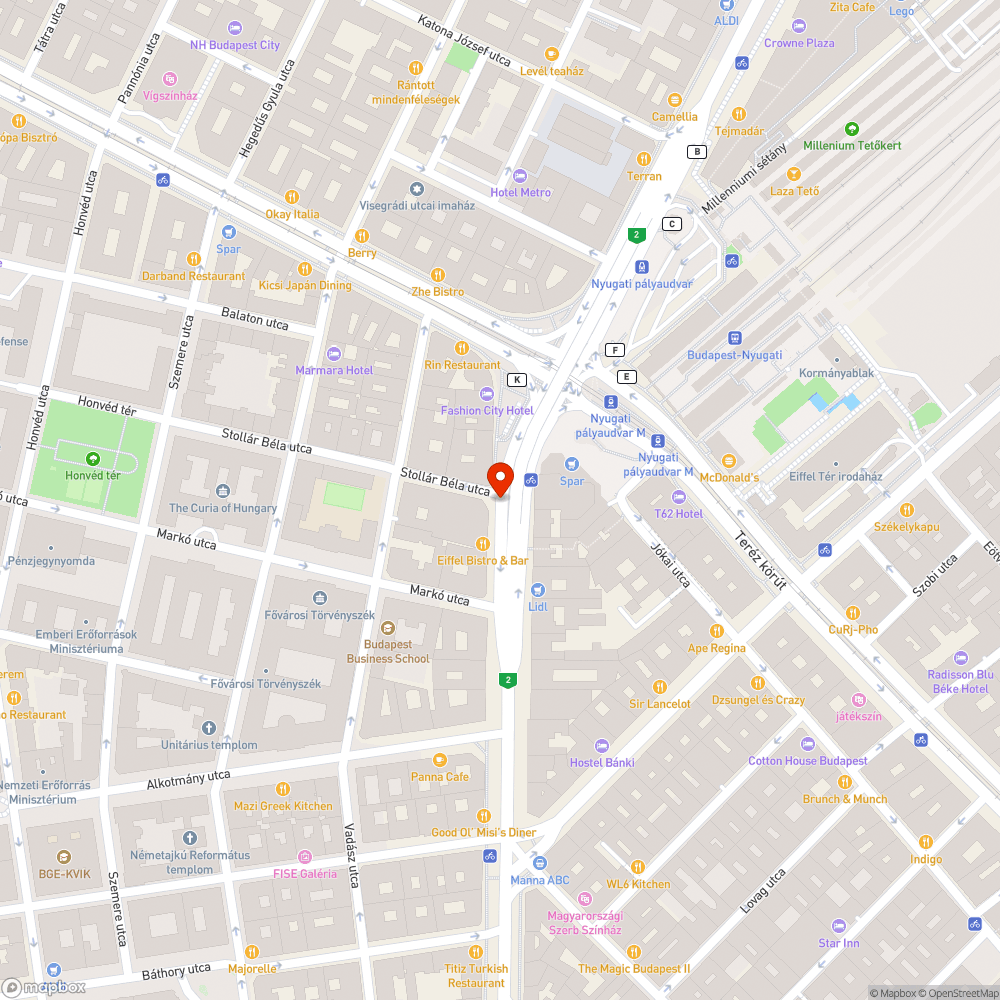 Kidőlt poller bejelentés helye