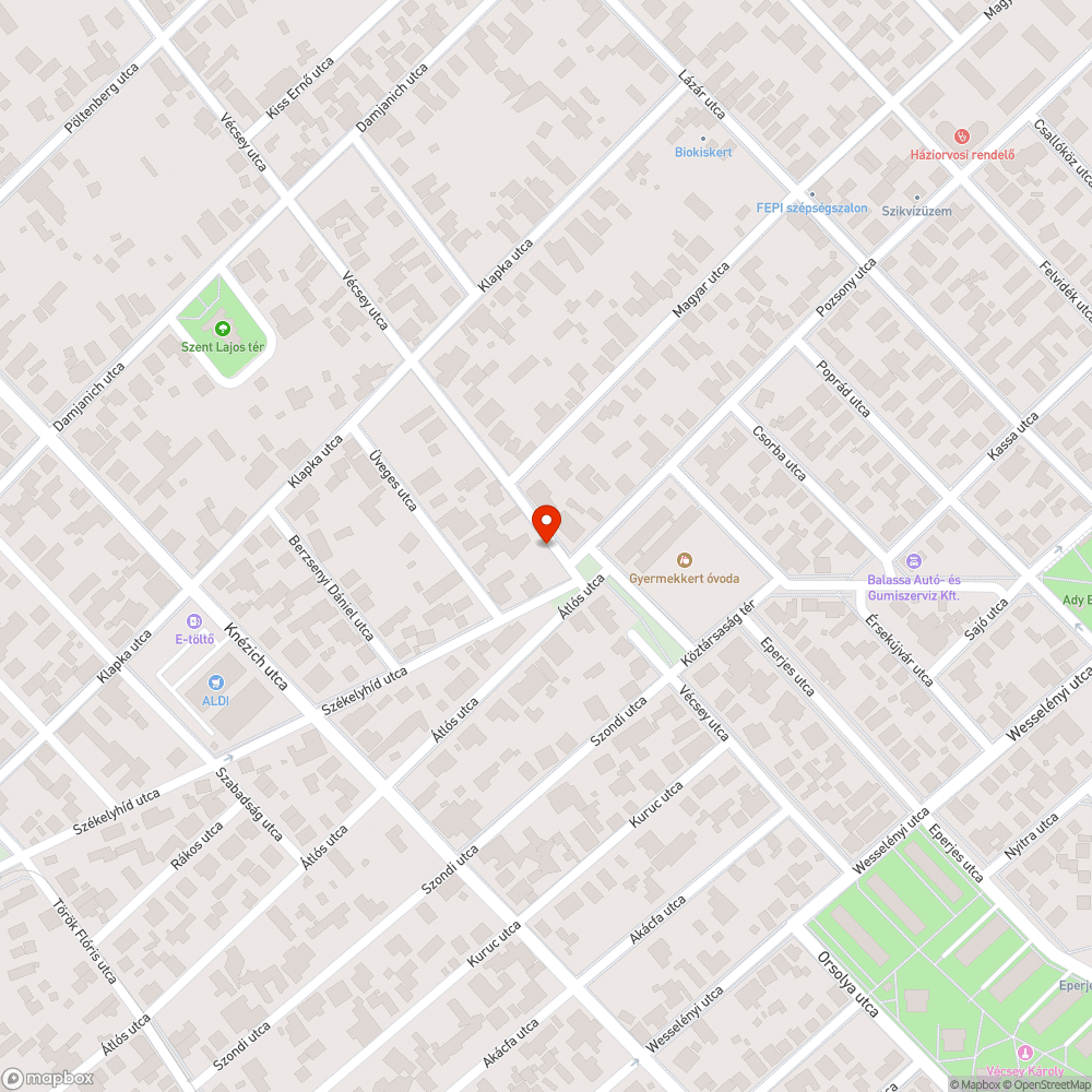 Benőtt közműtárgy bejelentés helye