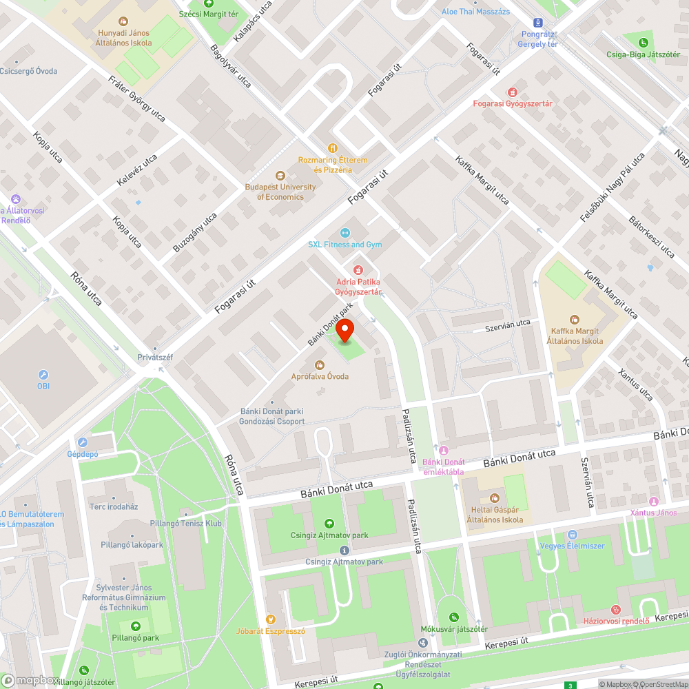 Toklász bejelentés helye