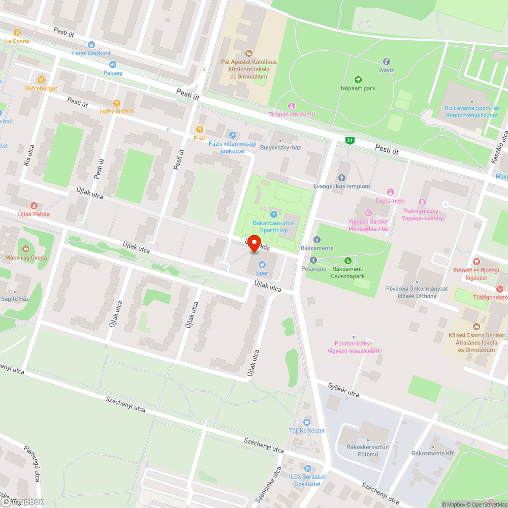 Csúnya oszlop bejelentés helye