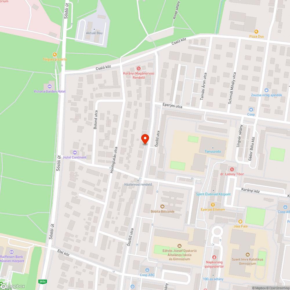 Felújításra szorul bejelentés helye