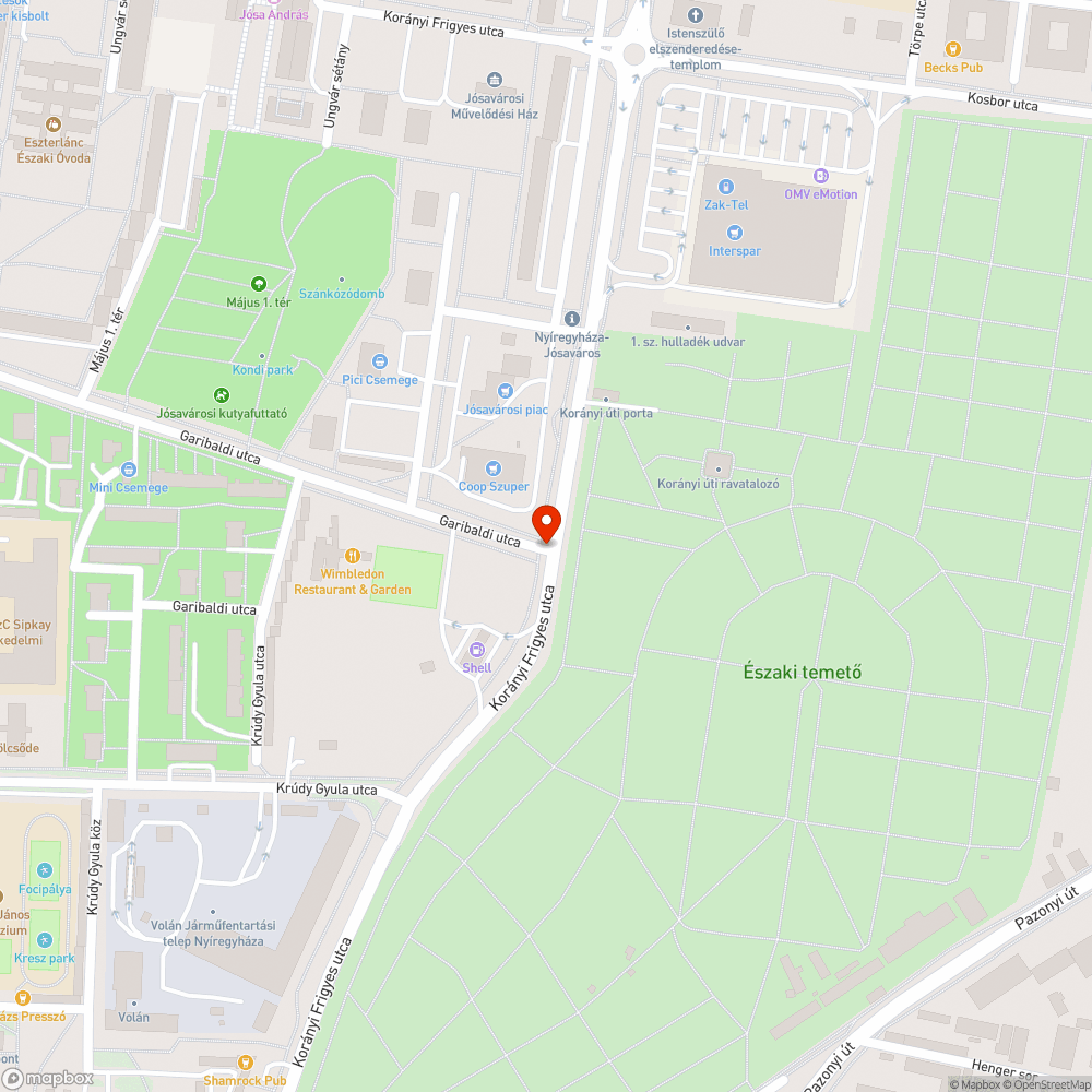 Láthatóbb felfestés bejelentés helye