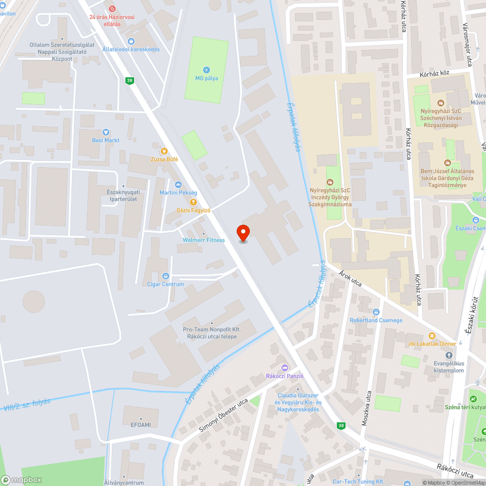 Elhagyatott épület bejelentés helye