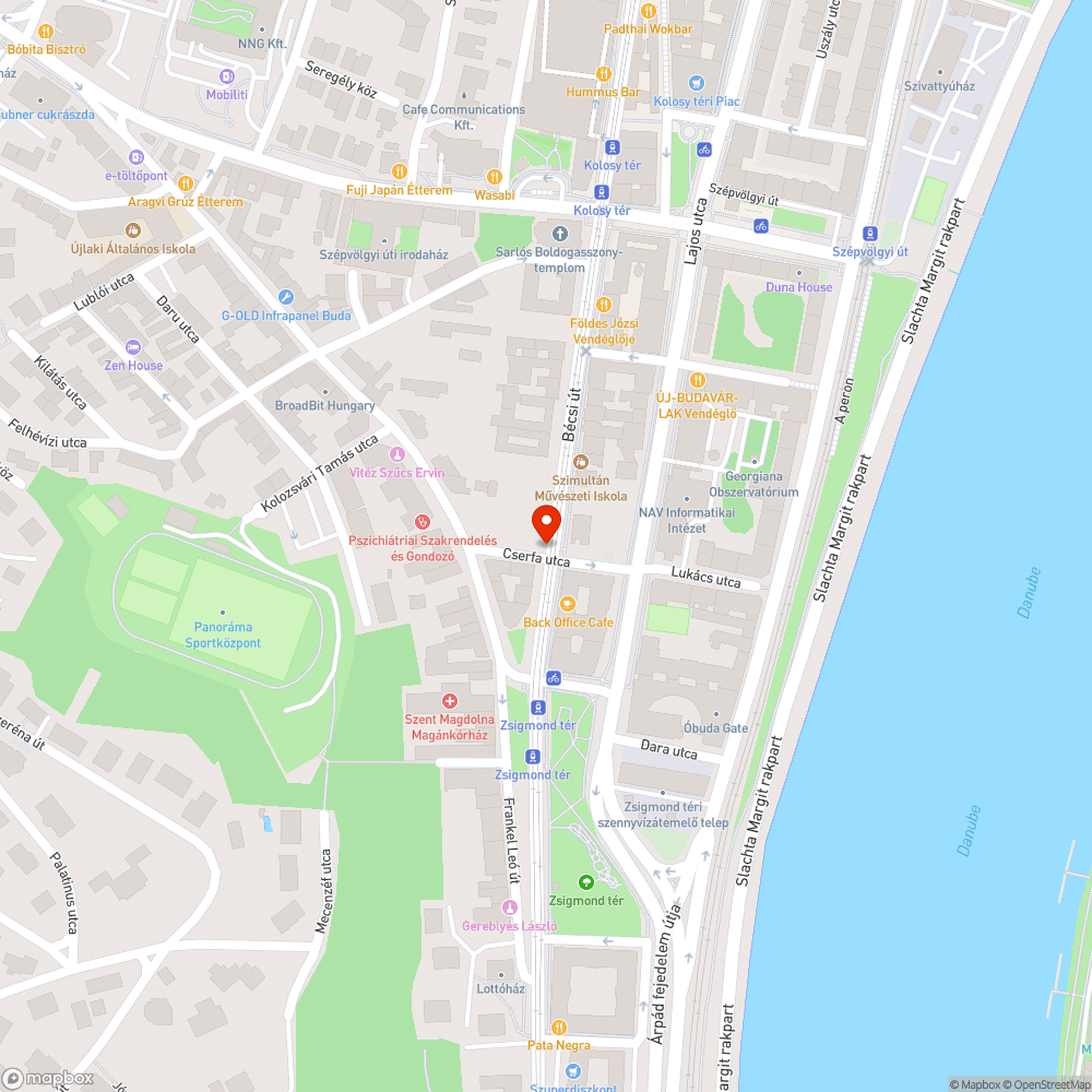 Veszélyes járda szakasz az építkezés mellett bejelentés helye