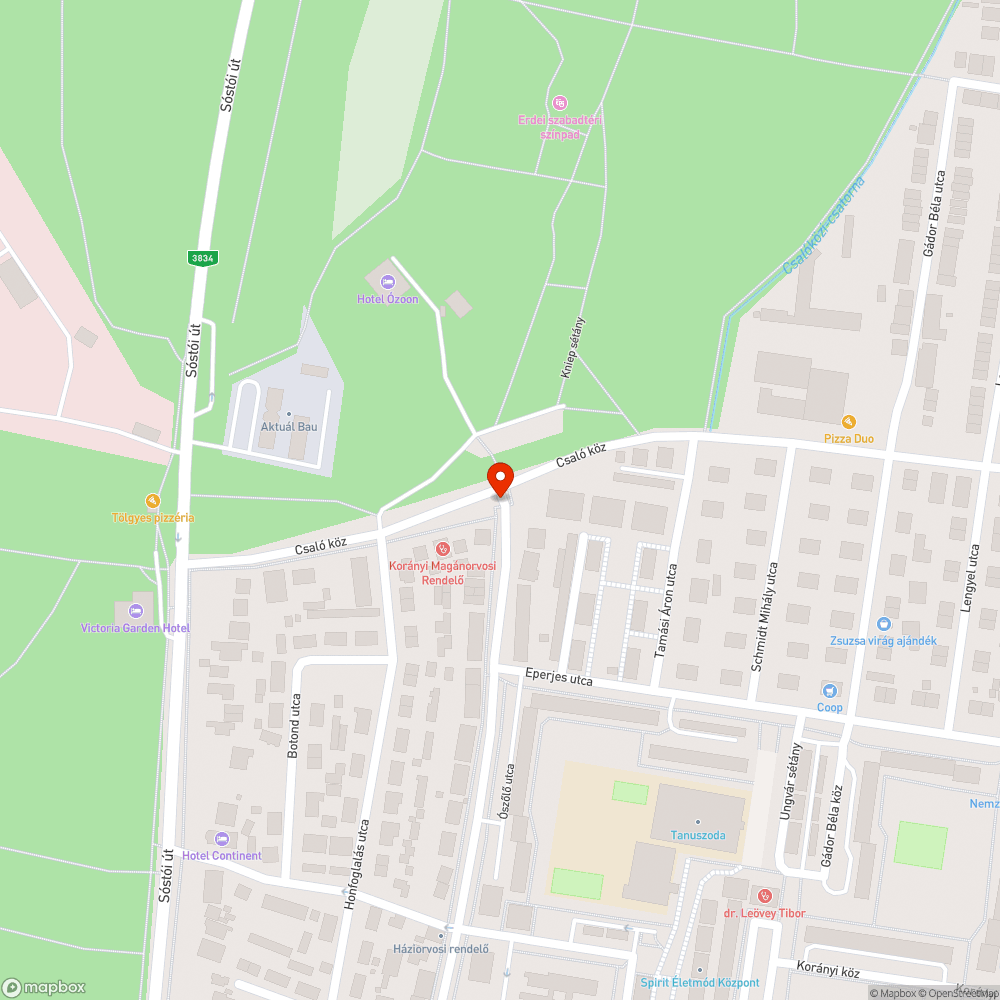 Nem látszó kerékpárostábla bejelentés helye