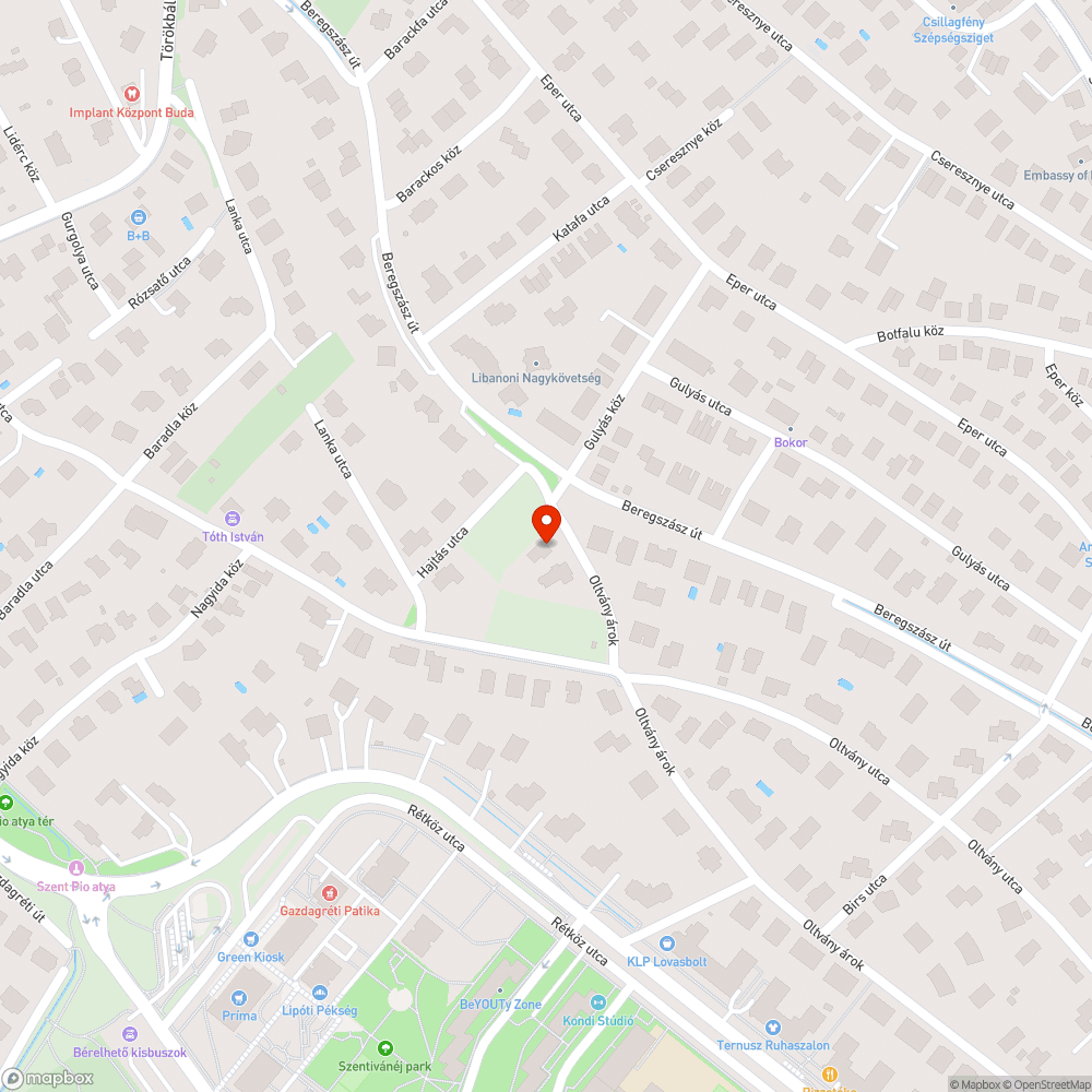 Elhanyagolt parkrész bejelentés helye