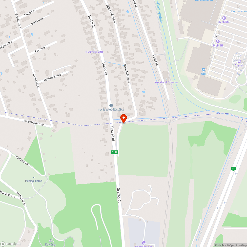 Hiányzik a Budakalász kezdete tábla bejelentés helye