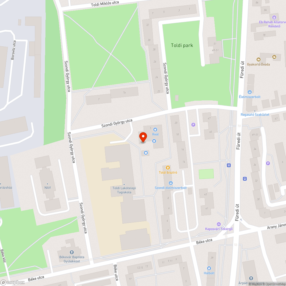 Posta bejelentés helye