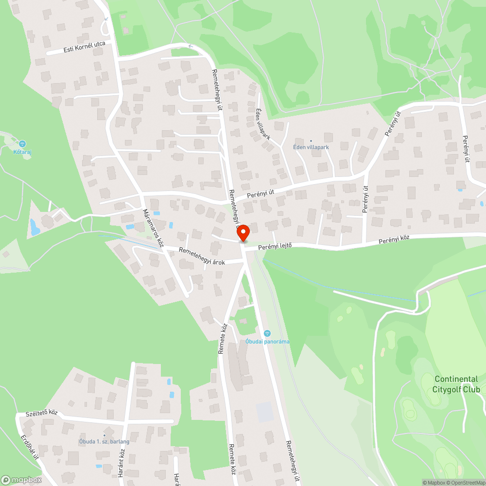 Veszélyes útszakasz - fekvőrendőr hiánya bejelentés helye