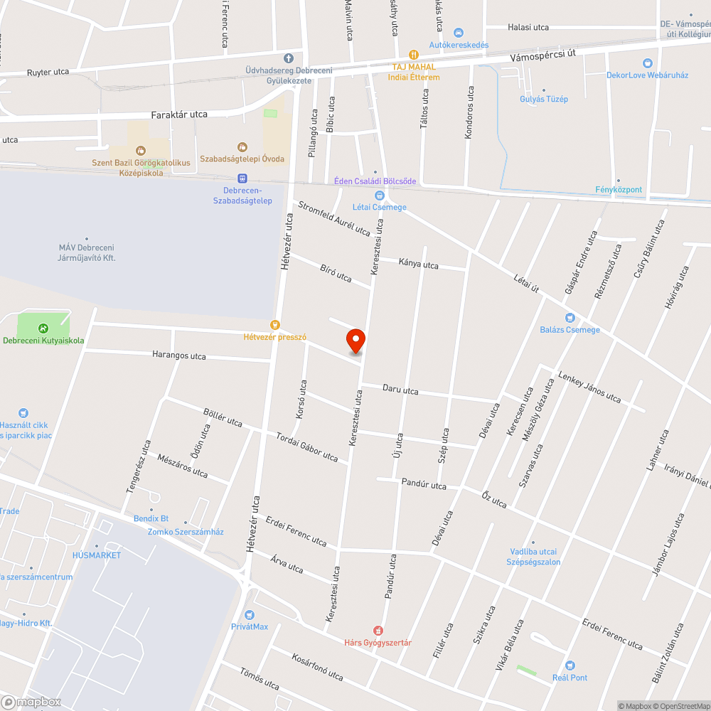 A ház tulajdonosa nem tartja rendben a háza előtti járdát! bejelentés helye