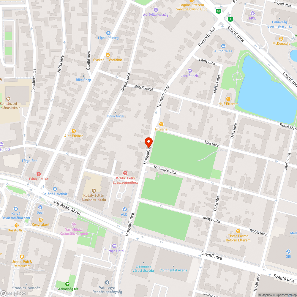 Kerékpárút telepítése bejelentés helye