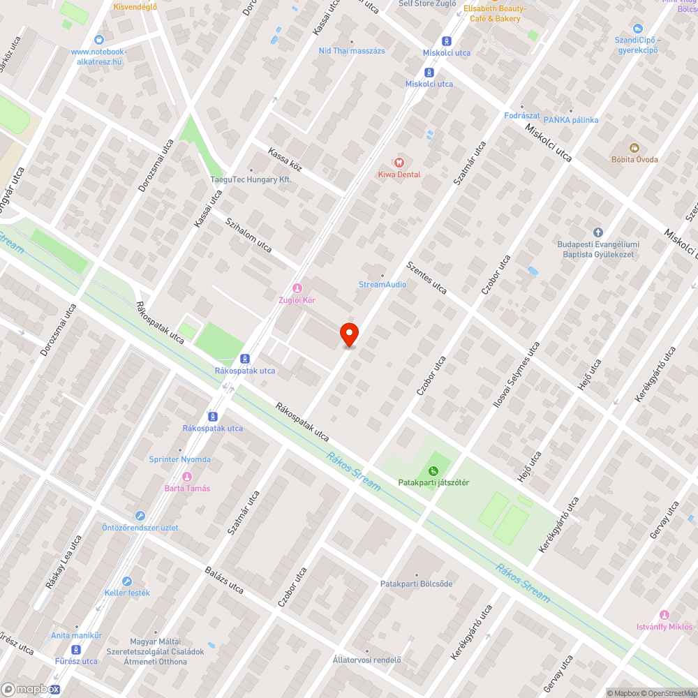 Kiszáradt fa bejelentés helye