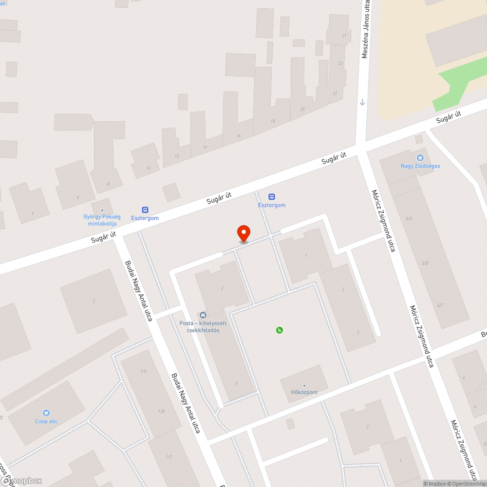 Sugár úton bokrok metszése, zöld terület rendezése bejelentés helye