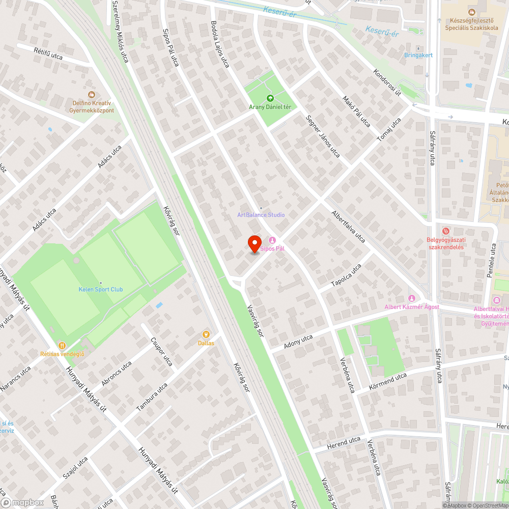 Törött roncs bejelentés helye