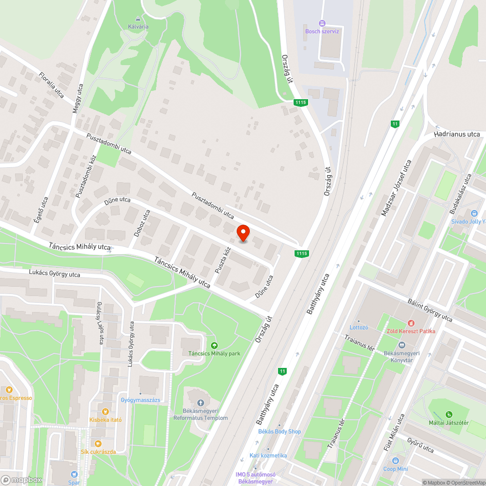 Elhagyott Mazda 3 bejelentés helye