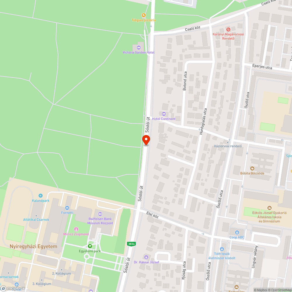 Hiányzó közvilágítás bejelentés helye