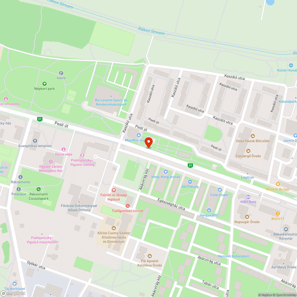 A fa törzse felnyomja a járdát bejelentés helye