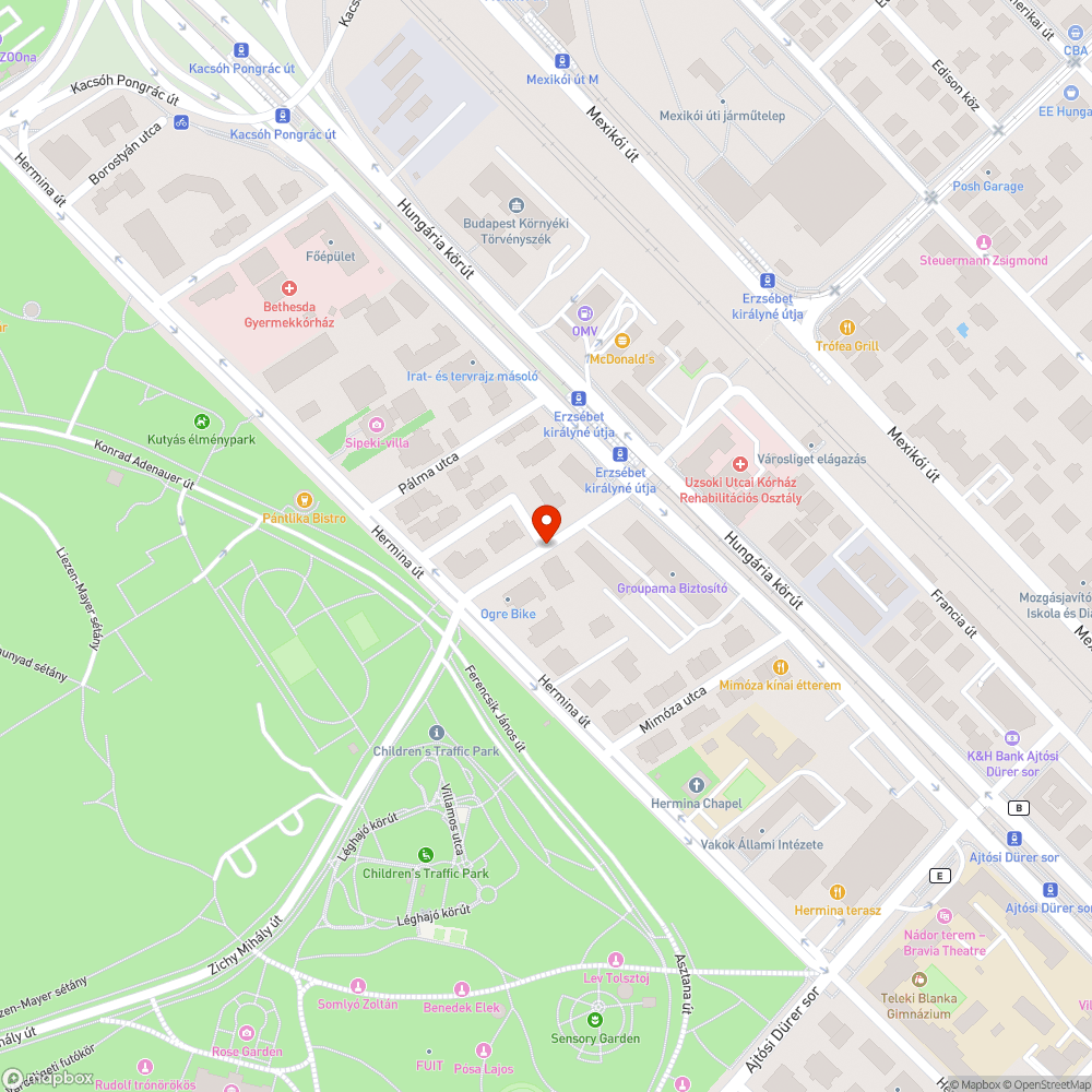 Roncs bejelentés helye