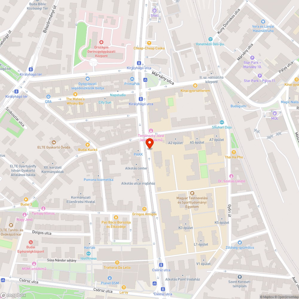 Graffitis szekrény bejelentés helye