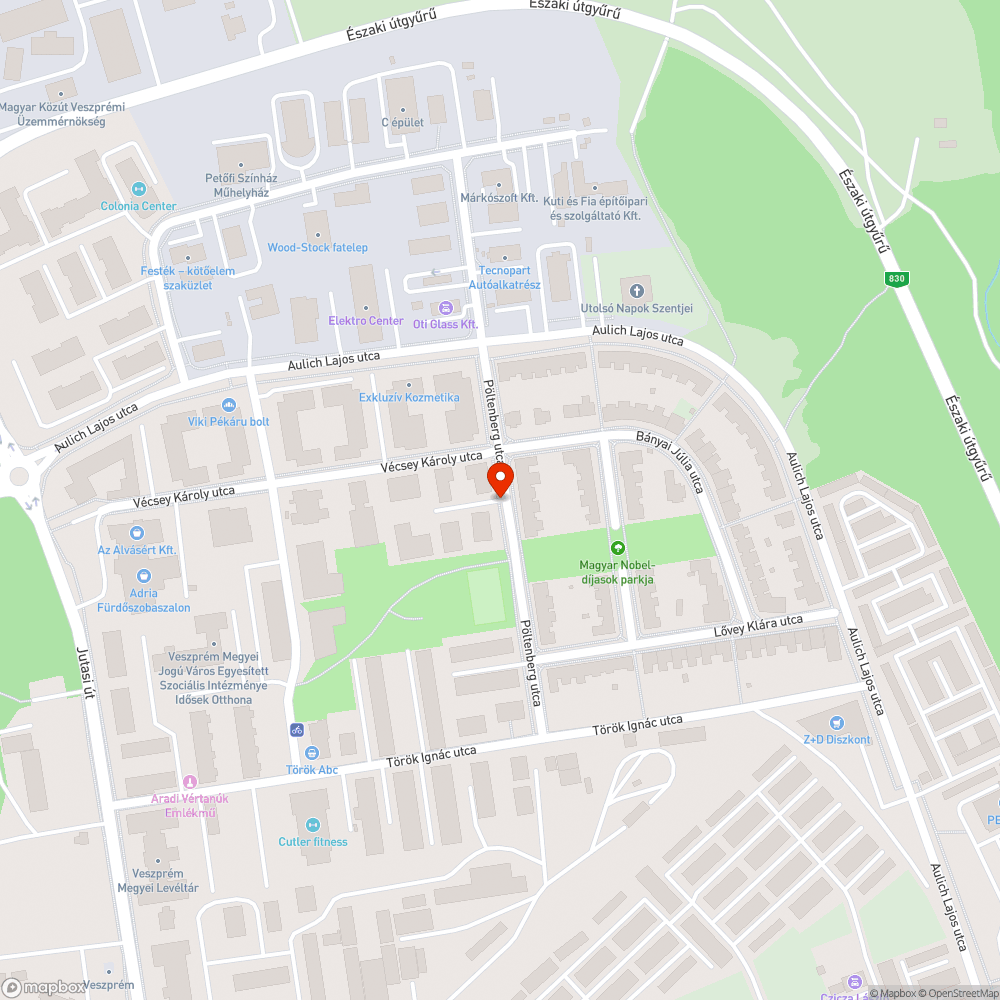 Gazos parkoló bejelentés helye