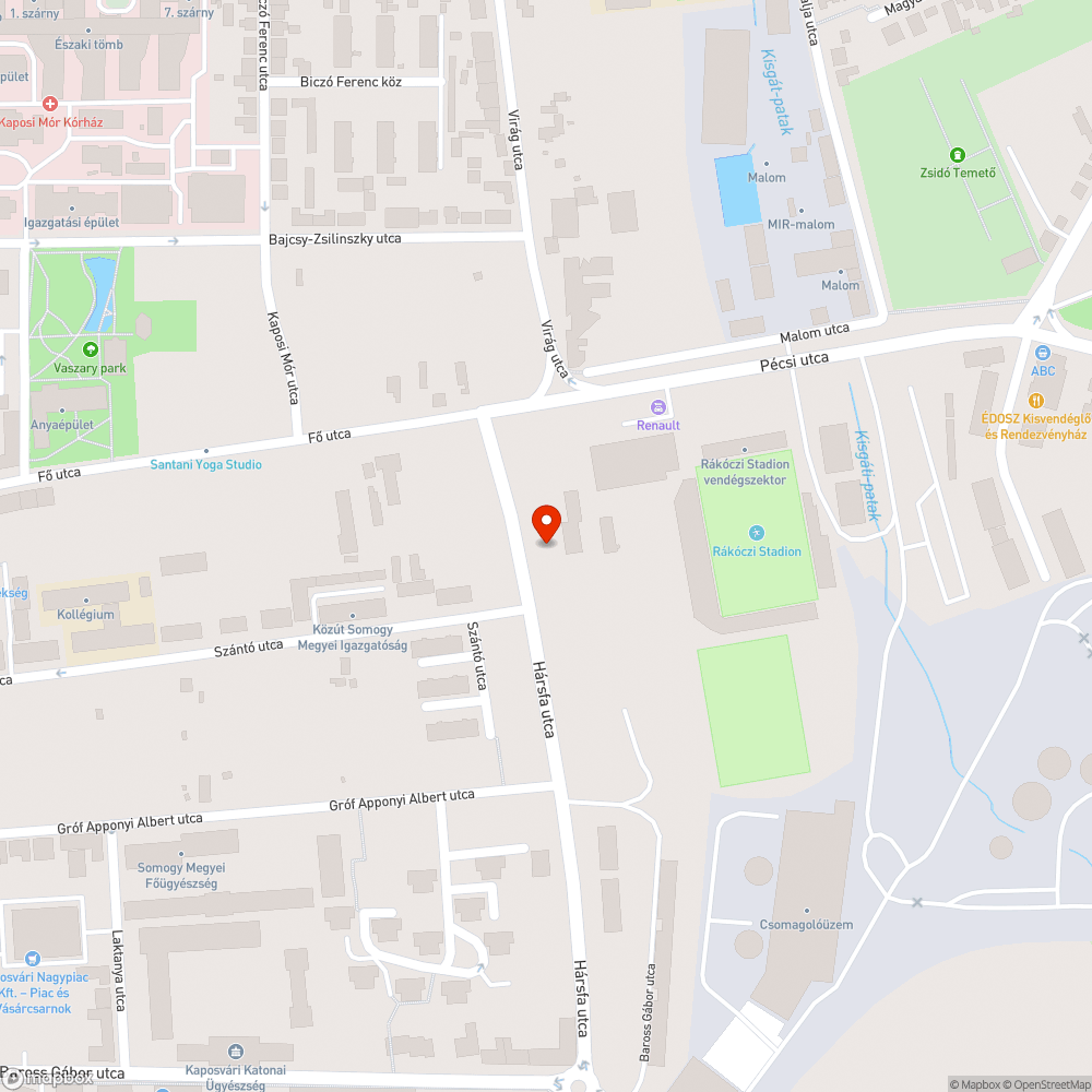 Törött lámpabúra bejelentés helye