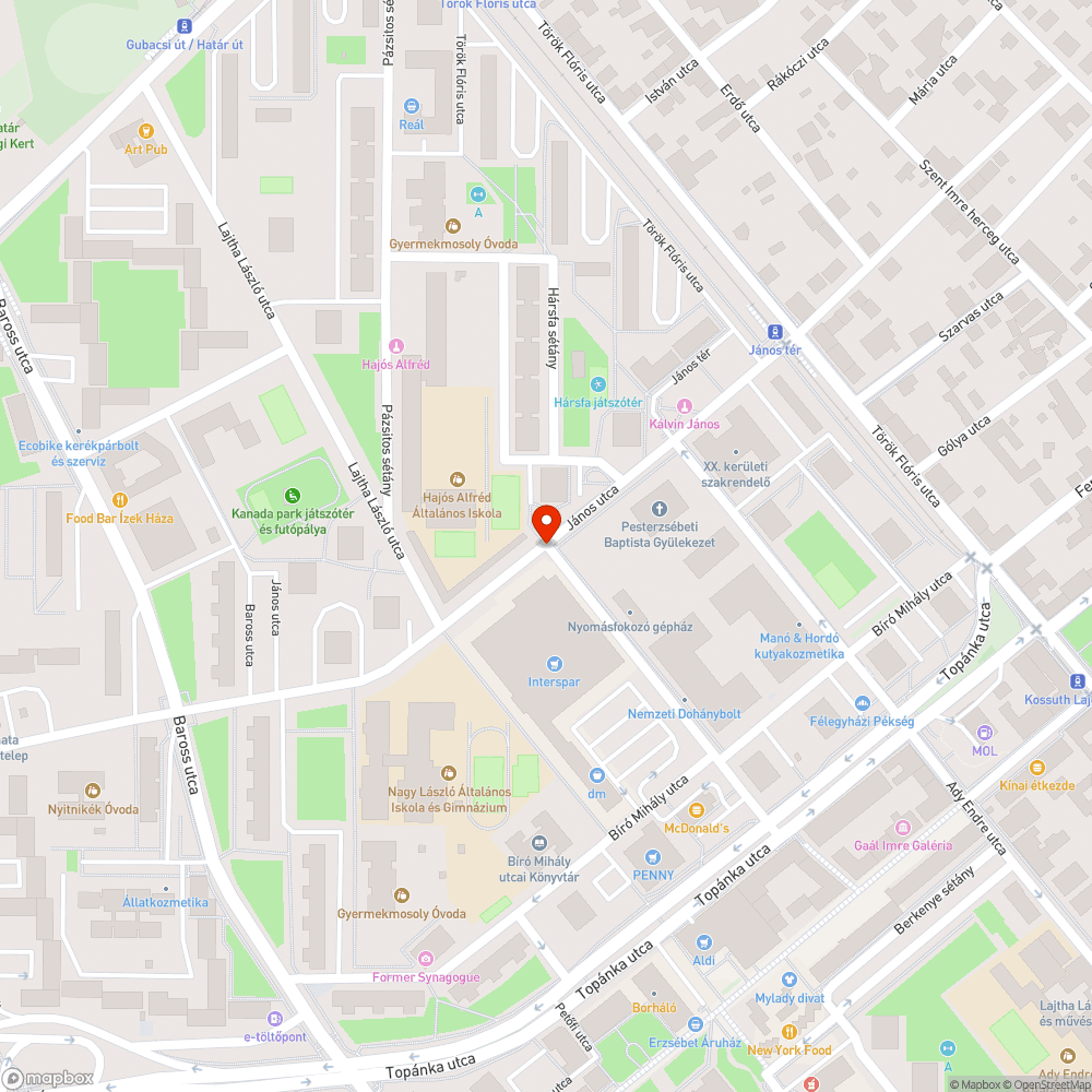 Eldobált szemét bejelentés helye