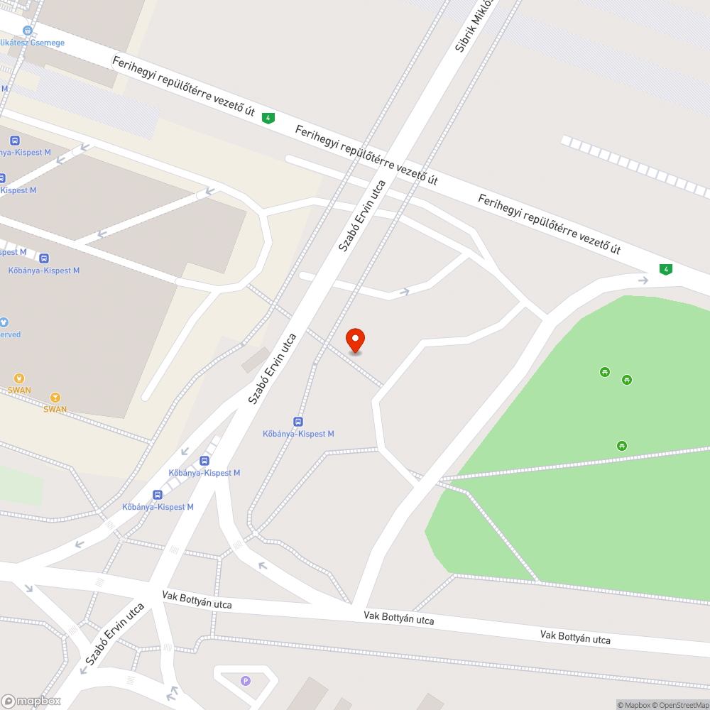 Kanális hiánya a felüljáró lábánál 6.0 bejelentés helye