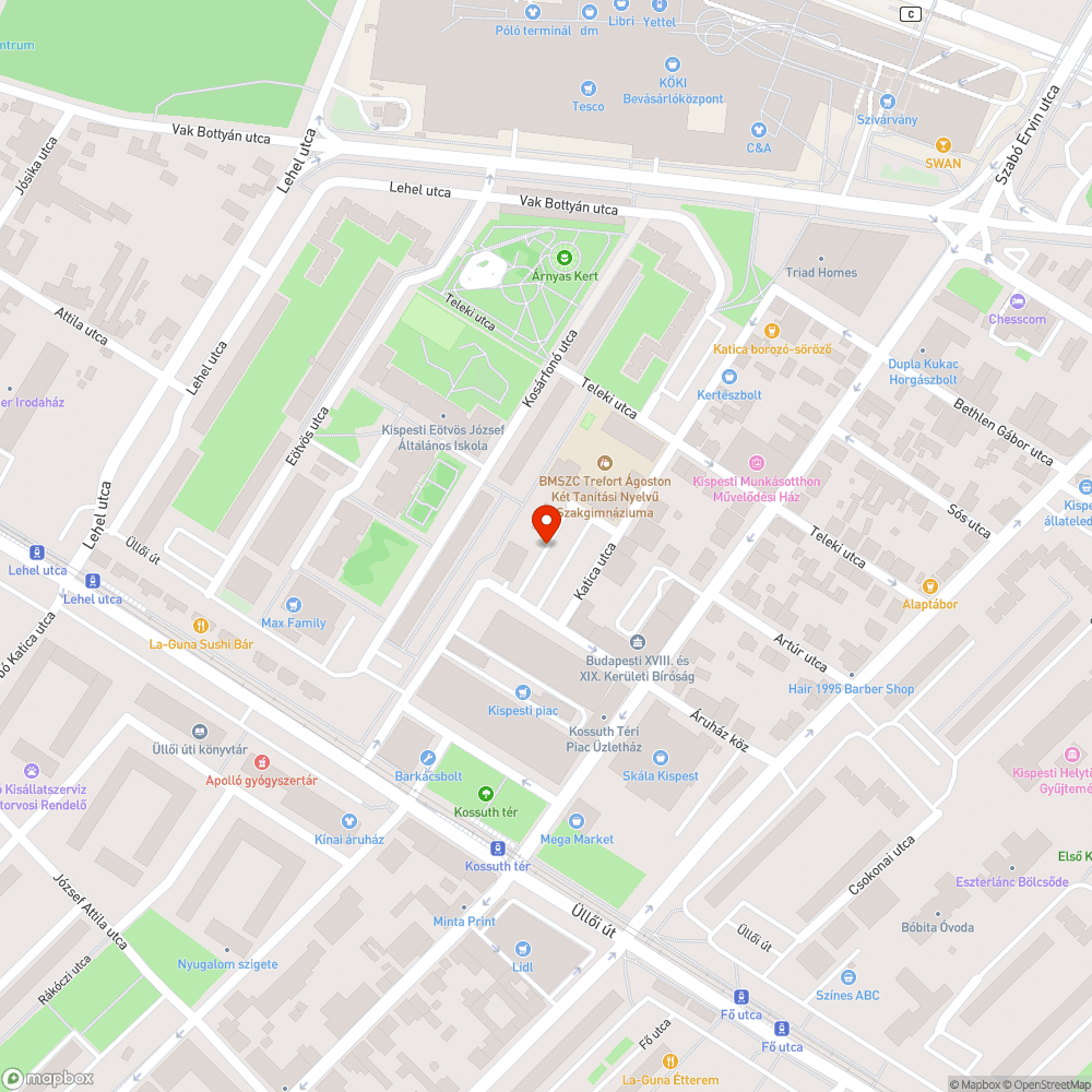 Parkolóhelyek ki (nem) jelölése 2.0 bejelentés helye