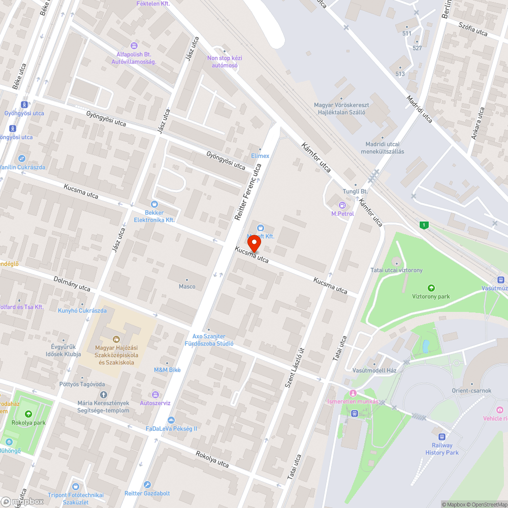 Eldugult esővíz gyűjtő bejelentés helye