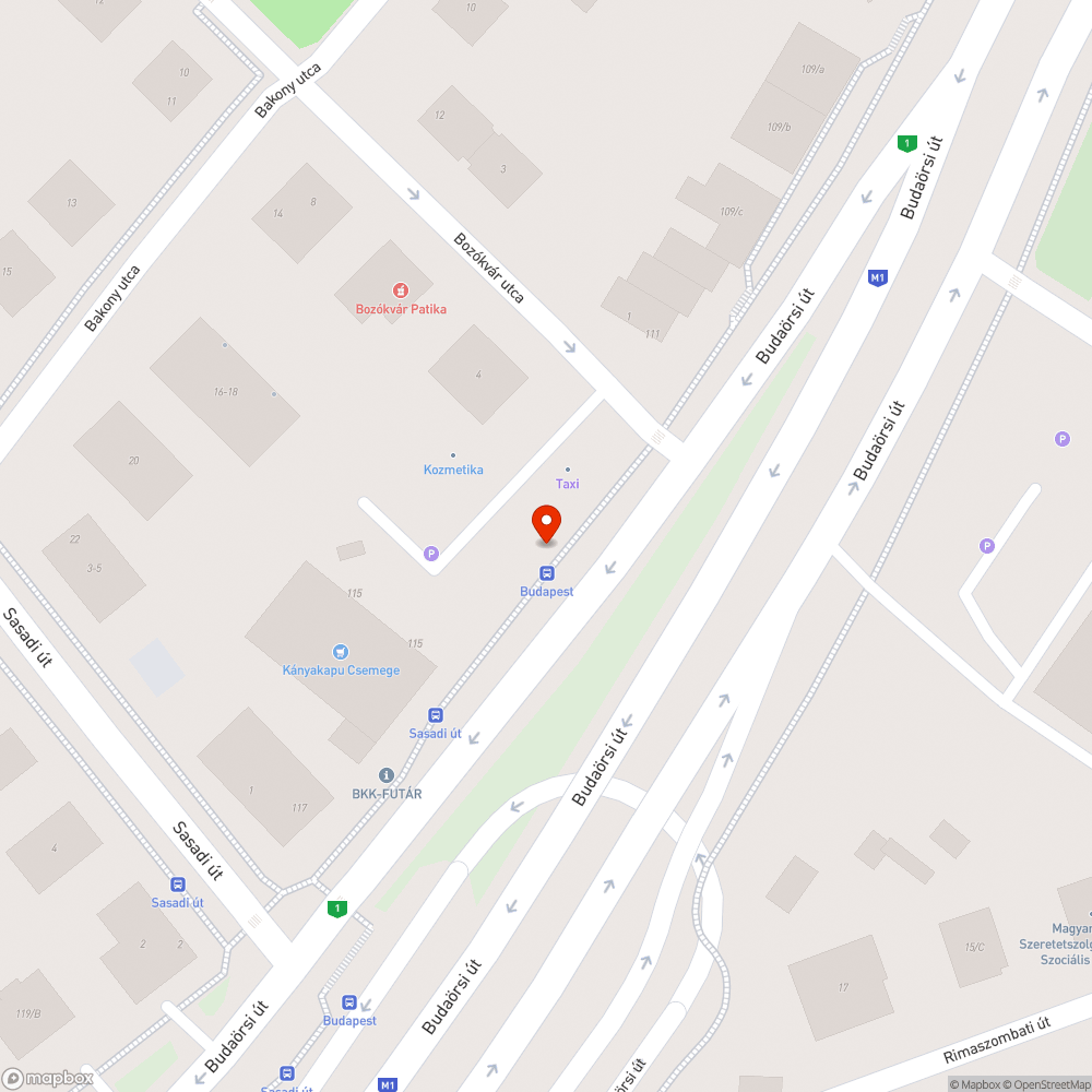 Kopott pad bejelentés helye