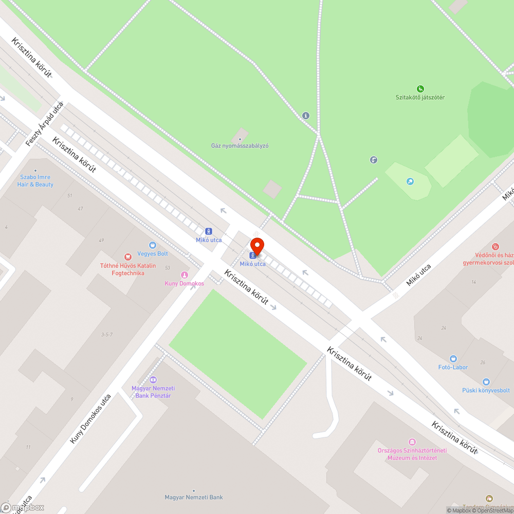 Kopott pad bejelentés helye