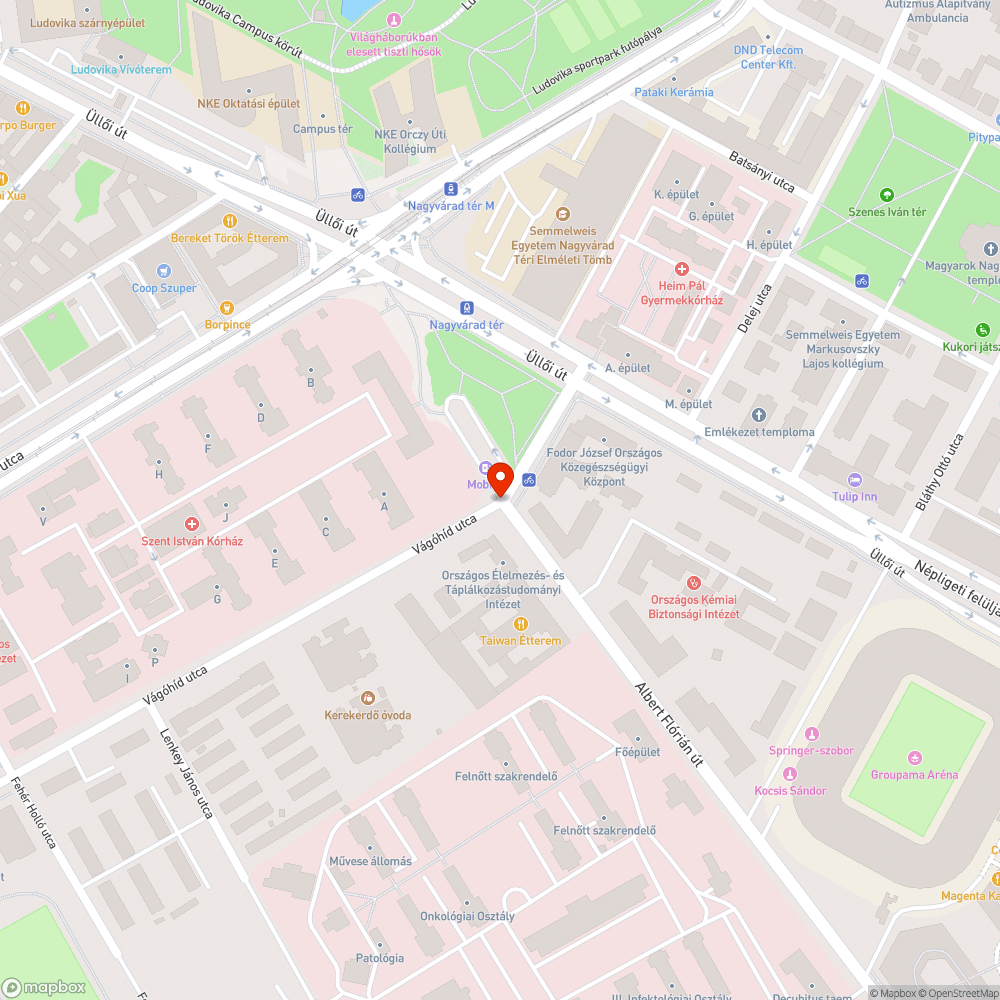 Lekopott, hiányzó sáv festés bejelentés helye