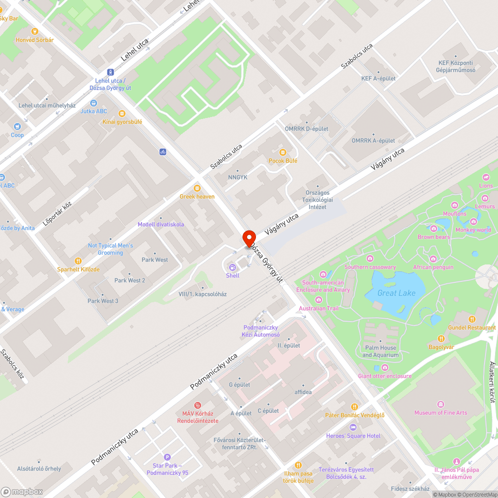 Kerékpárút, gyalogos átkelő bejelentés helye