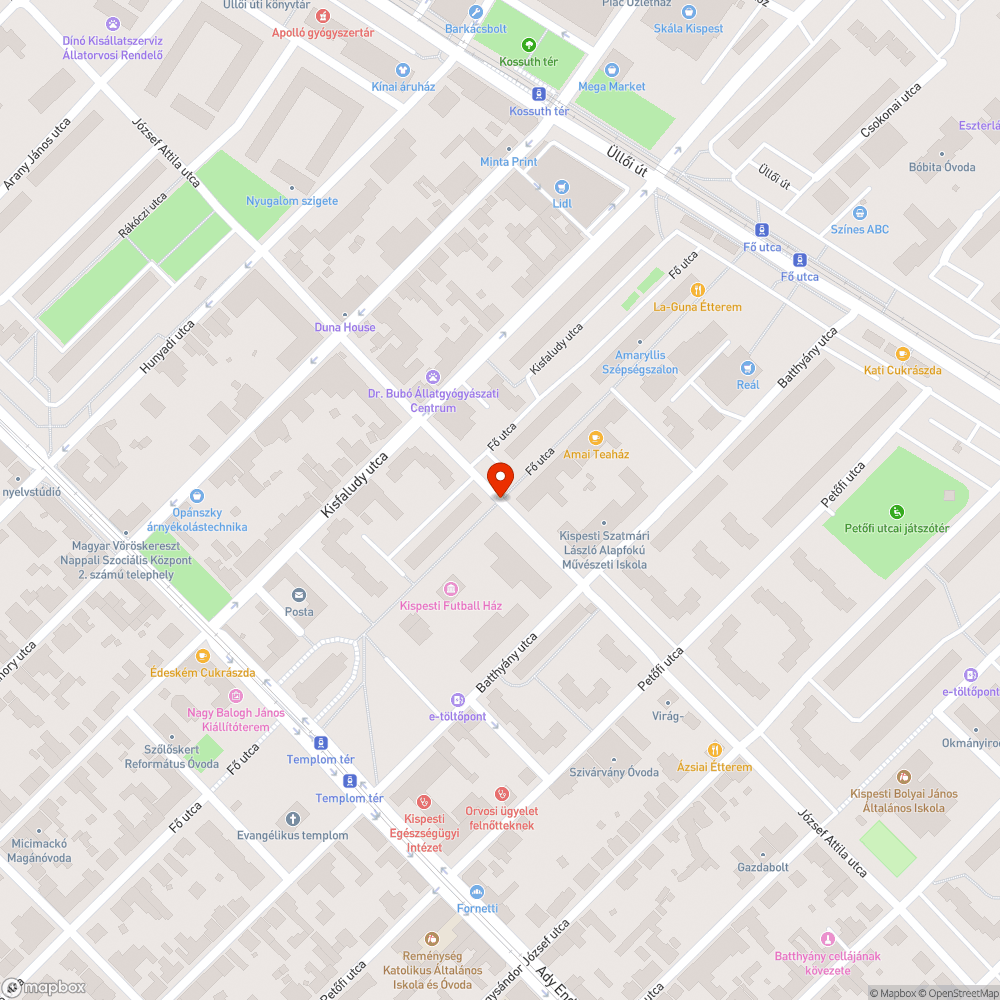 Kitört/elmozdított beton parkolásgátlók bejelentés helye