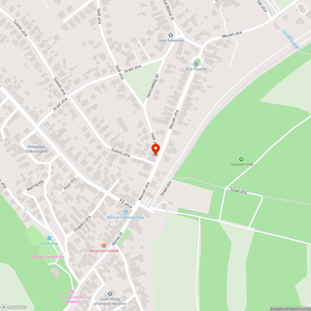 A víz elönt mindent a ház előtt bejelentés helye