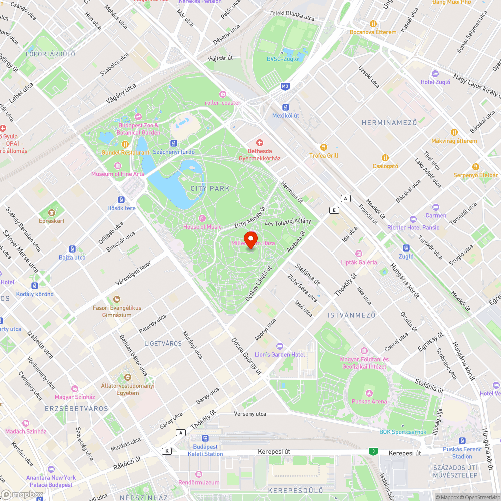 Oszlop a dombon bejelentés helye