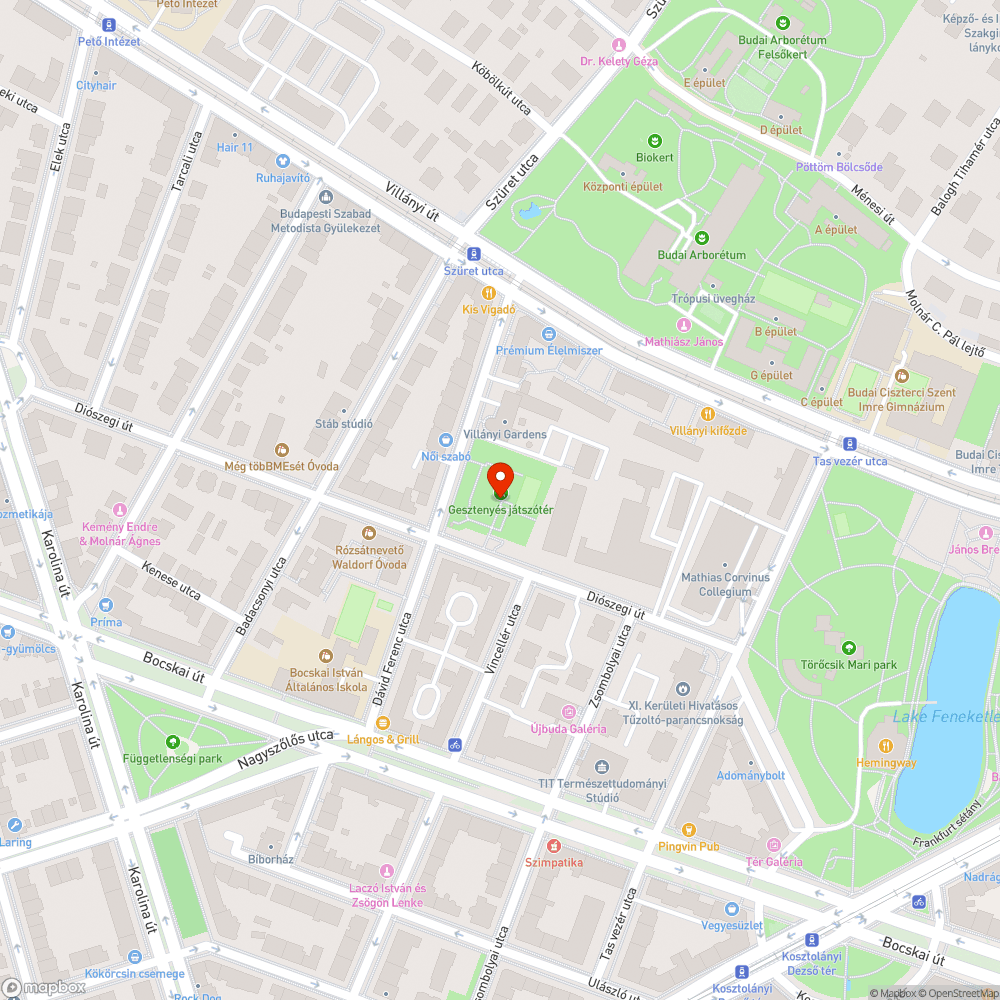 Méhraj a Diószegi úti játszin bejelentés helye