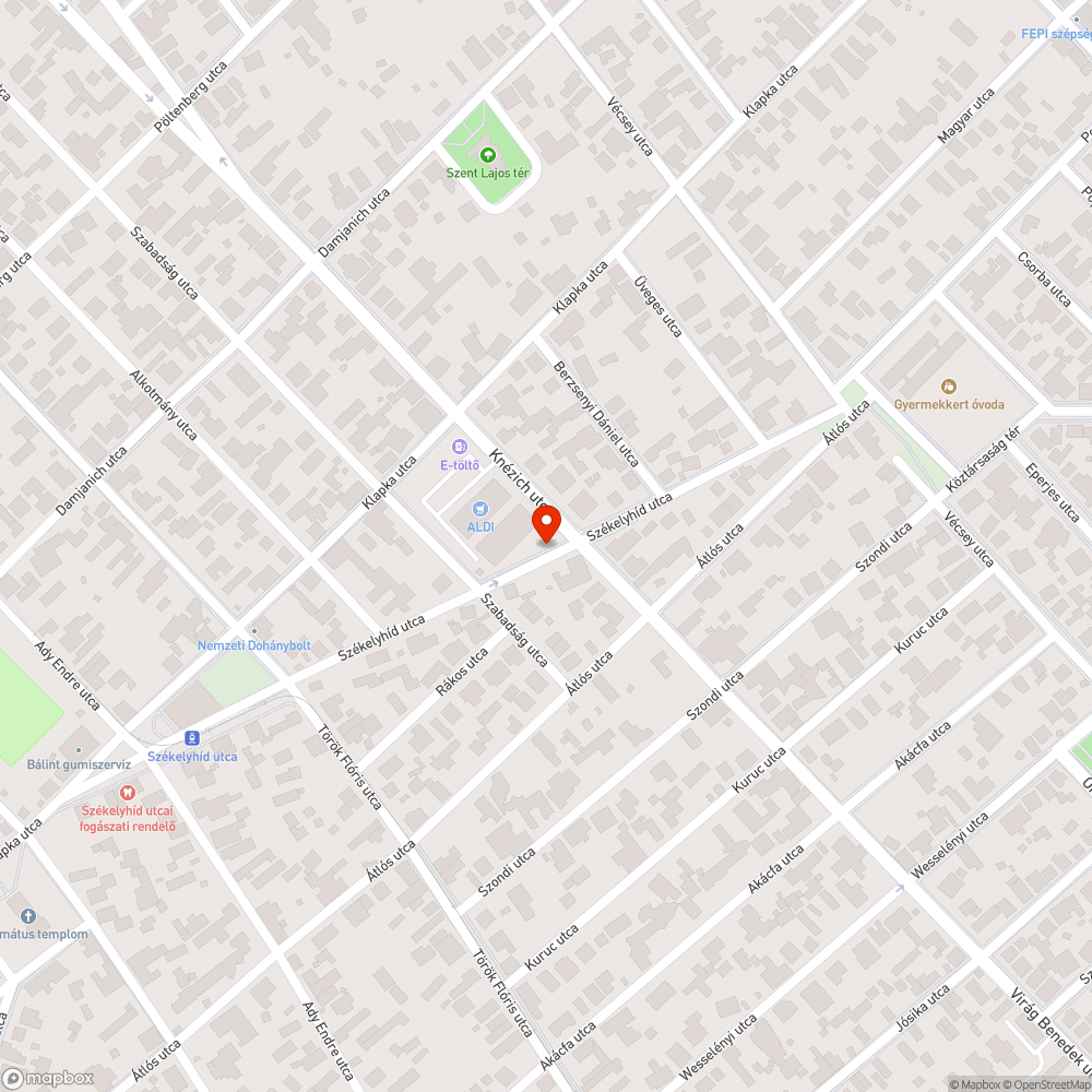 Eldugult víznyelő bejelentés helye