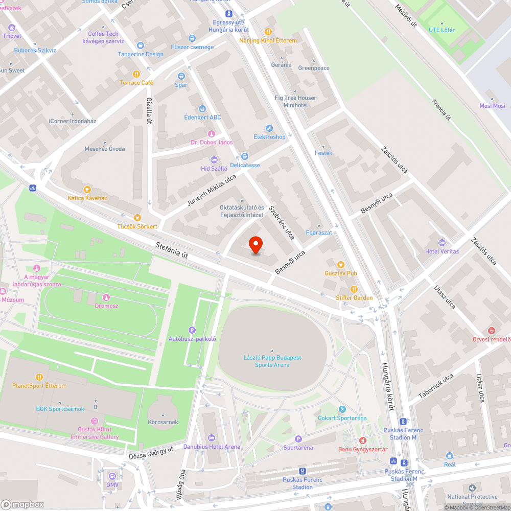 Zöld és egyéb hulladék a Stefània úton bejelentés helye