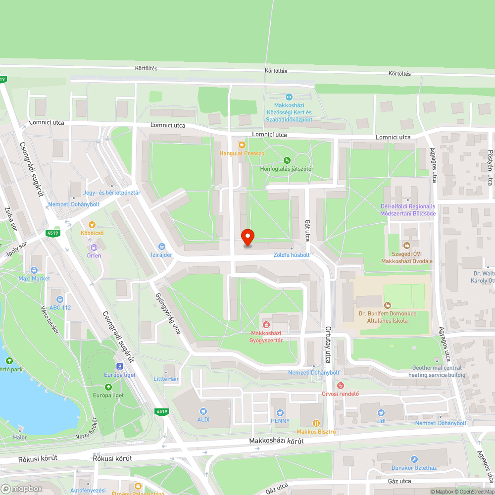 Utcai csatorna lefolyó bejelentés helye