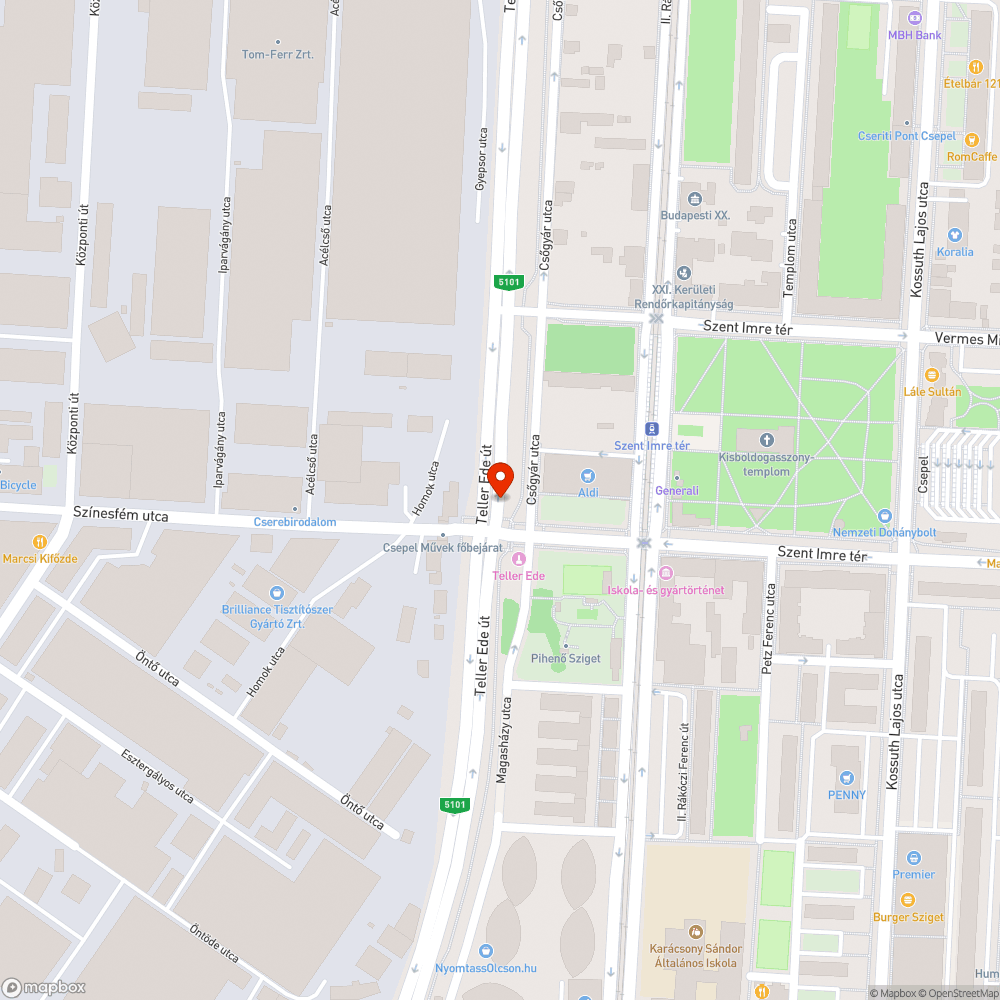 Esővíz elvezetési probléma bejelentés helye