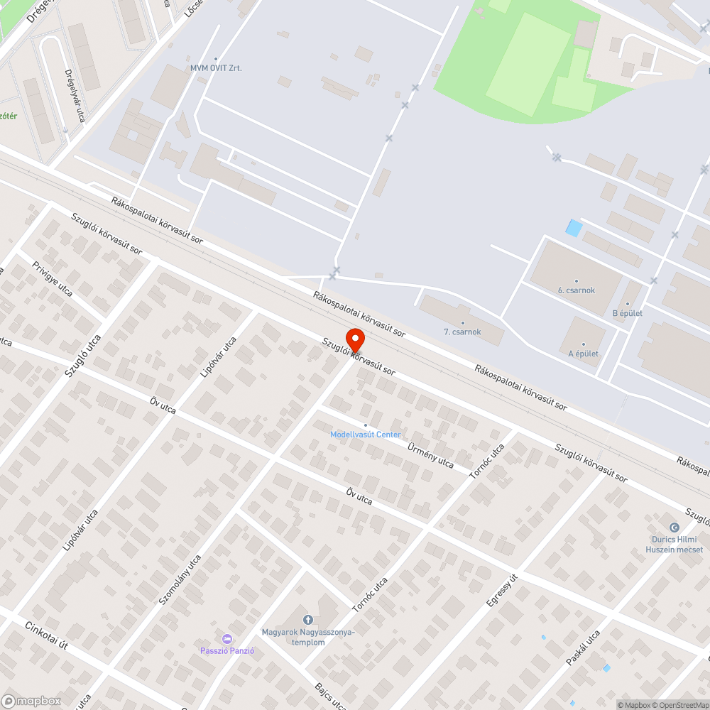 Szuglói körvasútsori dzsungel bejelentés helye