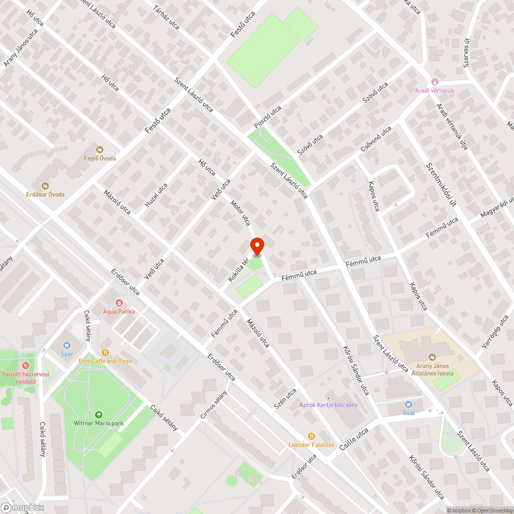 Ivókút létesítése játszótéren bejelentés helye