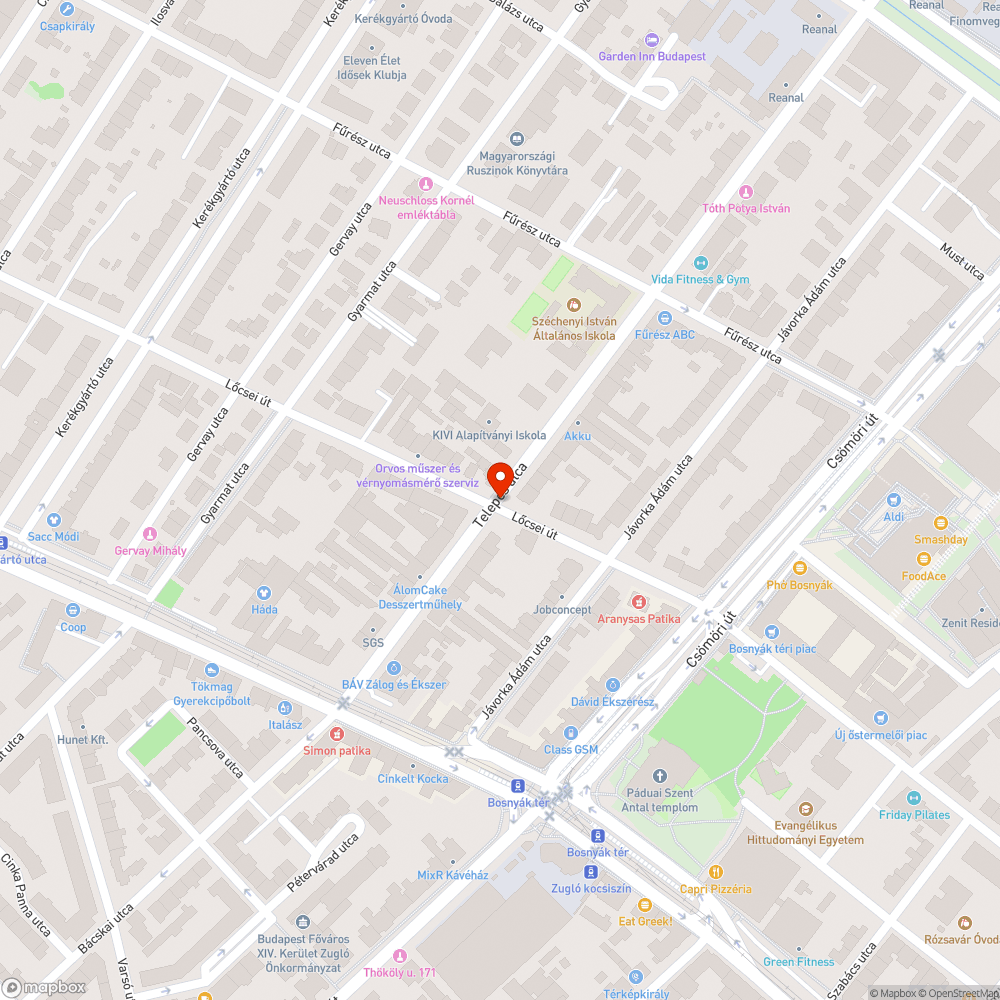 Víz által kimosott lyuk az útburkolat alatt bejelentés helye