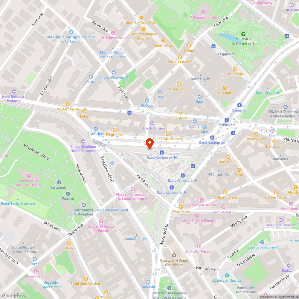 Sérült pad bejelentés helye